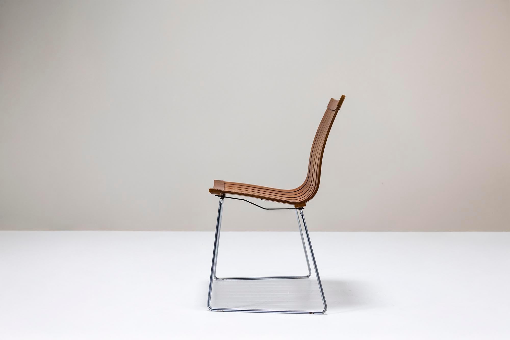 Set of Four Tønnestav Dining Chairs by Kjell Richardsen for Tynes Møbelfabrikk For Sale 2