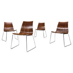 Set of Four Tønnestav Dining Chairs by Kjell Richardsen for Tynes Møbelfabrikk