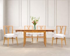 Lot de quatre chaises de salle à manger « X-Back » de Tommi Parzinger, style milieu du siècle