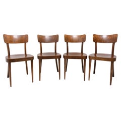Set of Four TON Dining Chairs, Czechoslovakia, 1950's