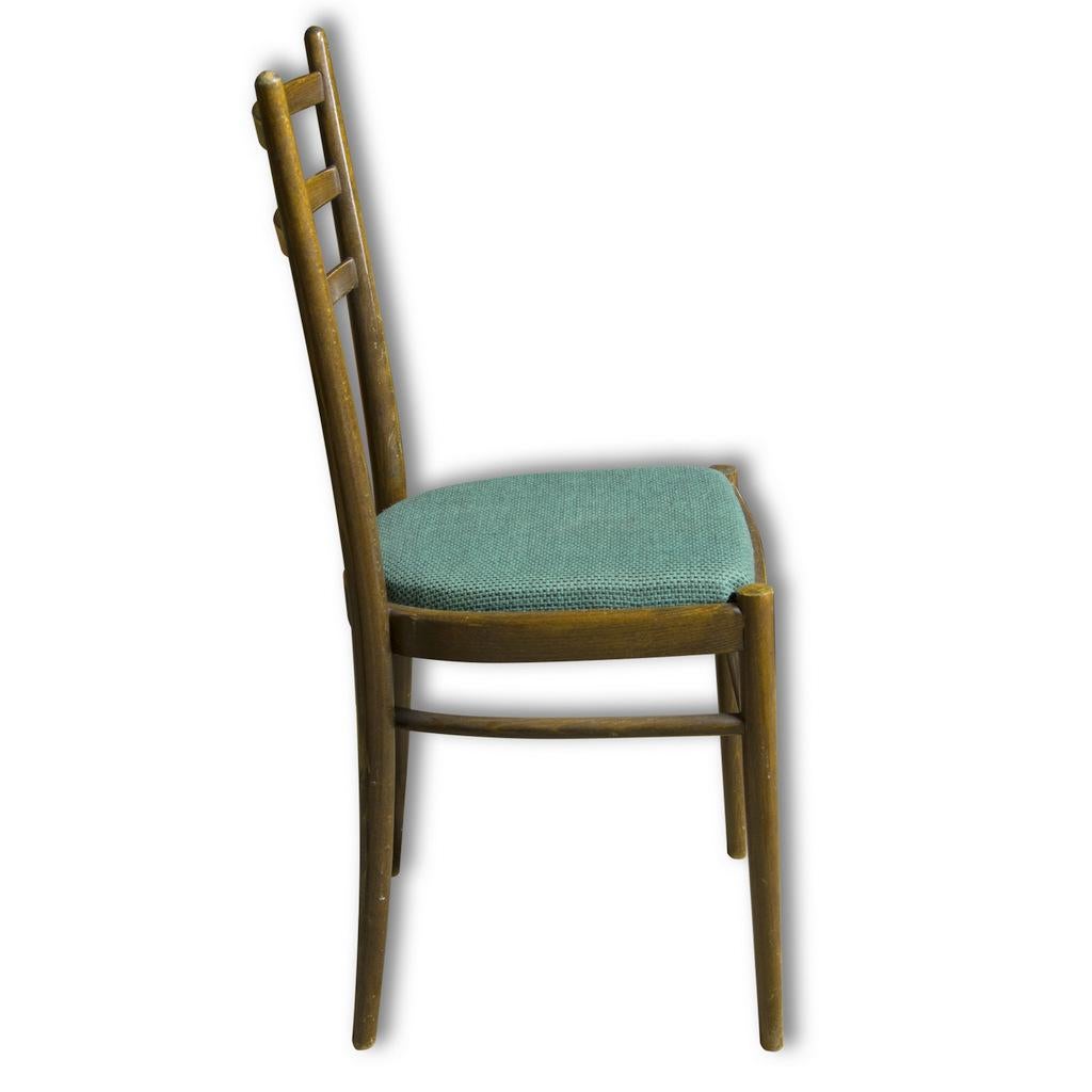 Beech Set of Four Ton Dining Chairs, Czechoslovakia, 1960s For Sale