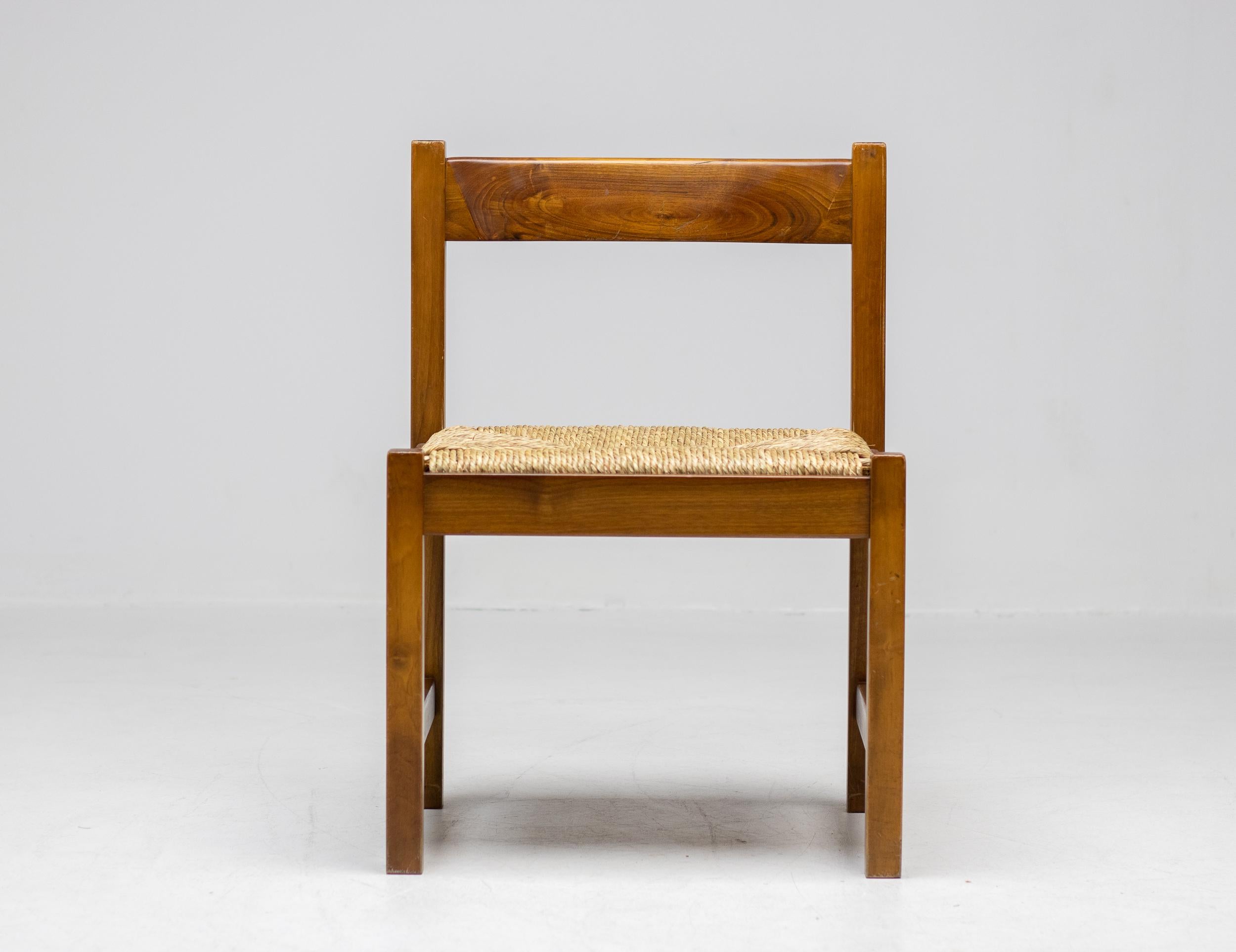Mid-20th Century Set of Four Torbecchia Chairs by Giovanni Michelucci For Sale