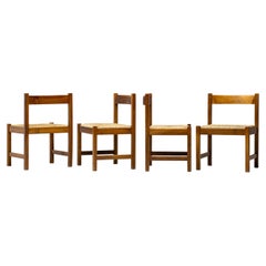 Set of Four Torbecchia Chairs by Giovanni Michelucci