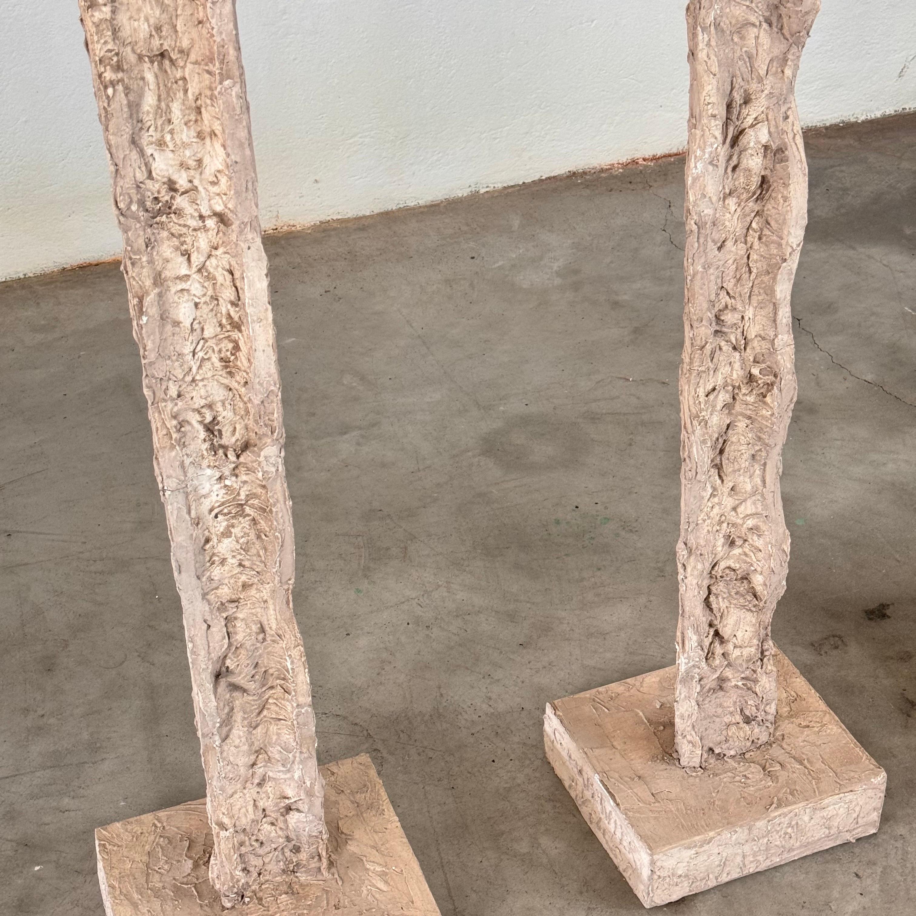 Italiano Set di quattro sculture Totem di Aldo Guarnieri, Italia 1960 in vendita
