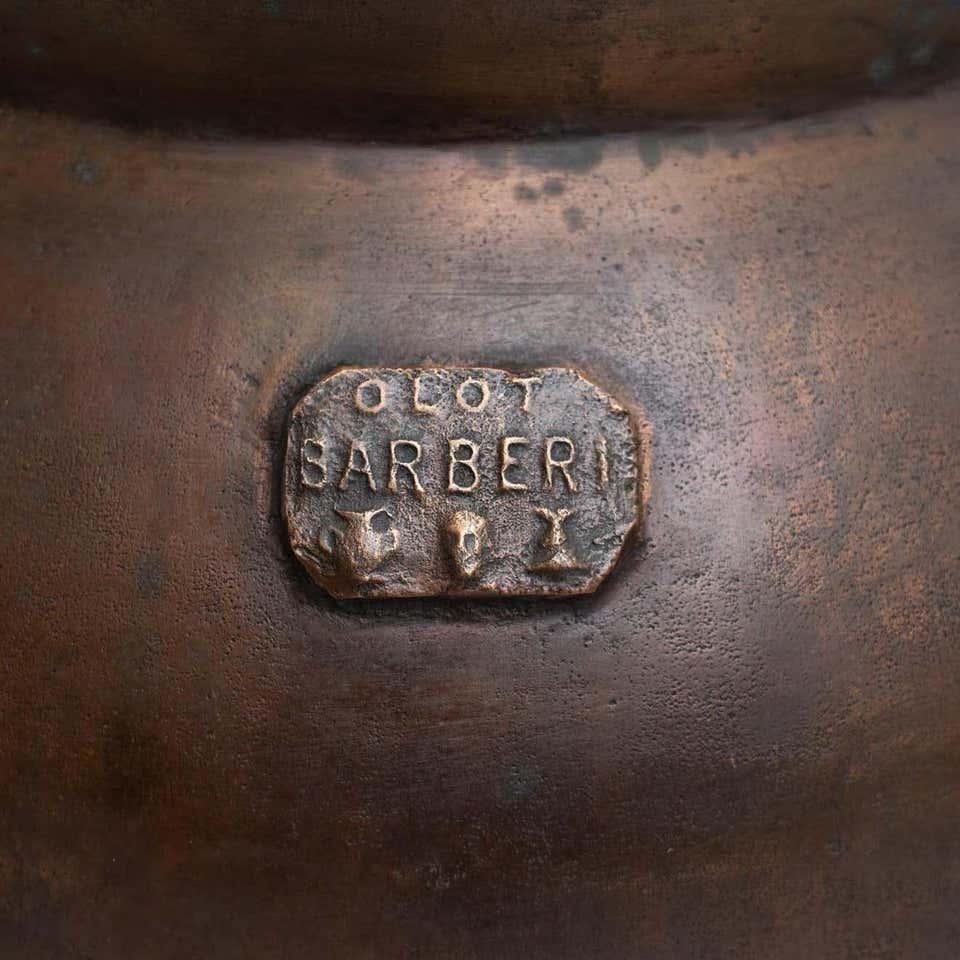 Ensemble de quatre pots traditionnels espagnols en bronze 1