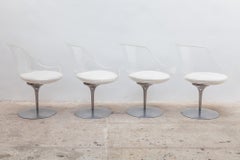 Set of Four Translucent Lucite Chairs designed by Estelle & Erwine Laverne