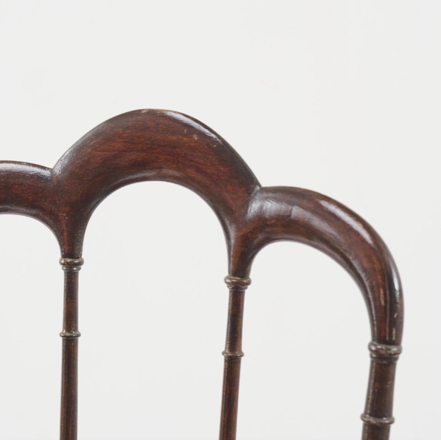 Ensemble de quatre chaises Chiavari 