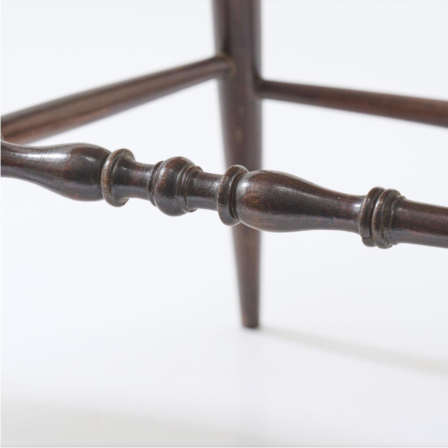 Canne Ensemble de quatre chaises Chiavari 