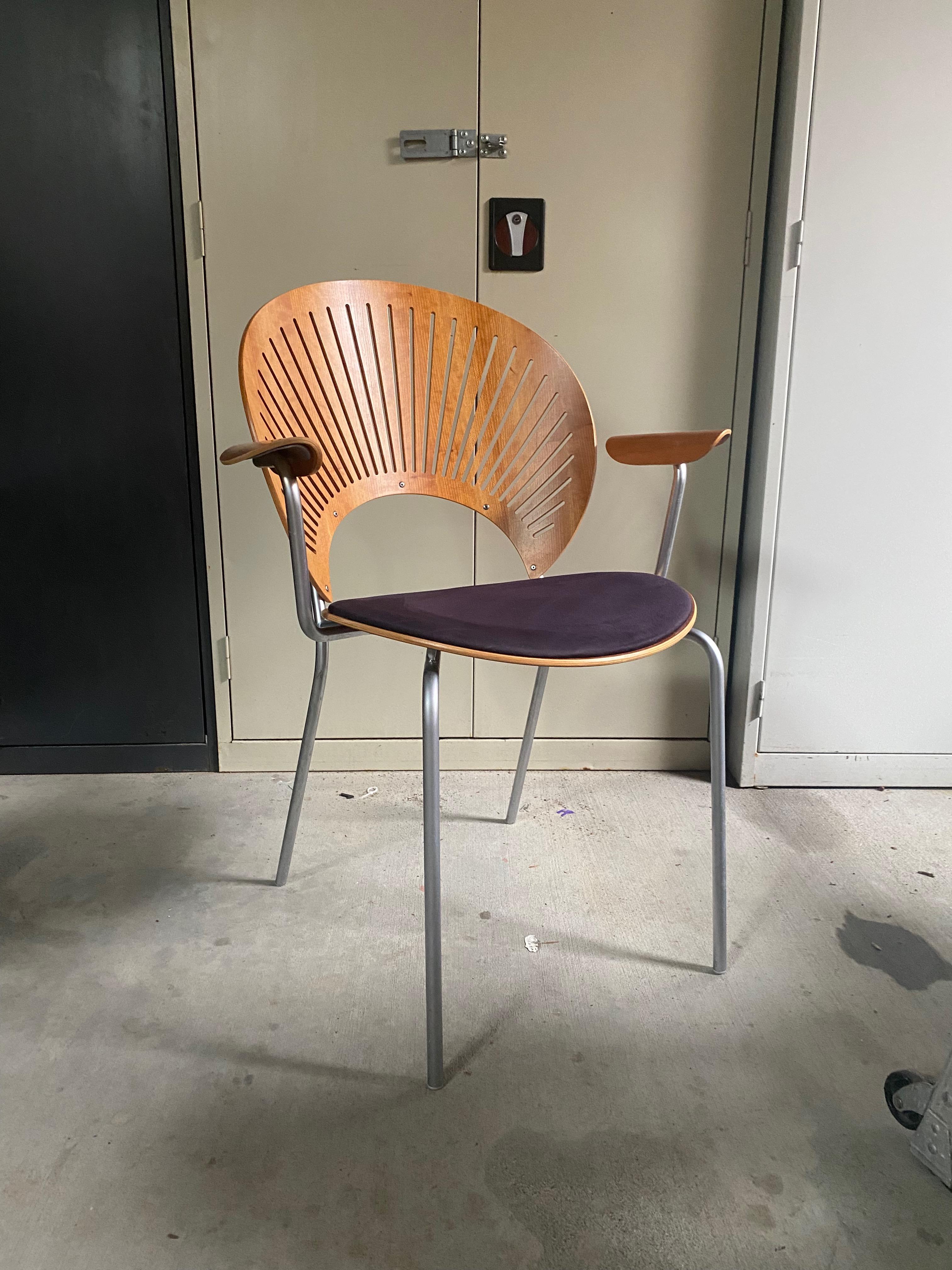 Mid-Century Modern Ensemble de quatre fauteuils Trinidad de Nanna Ditzel pour Fredericia Furniture-Denmark en vente