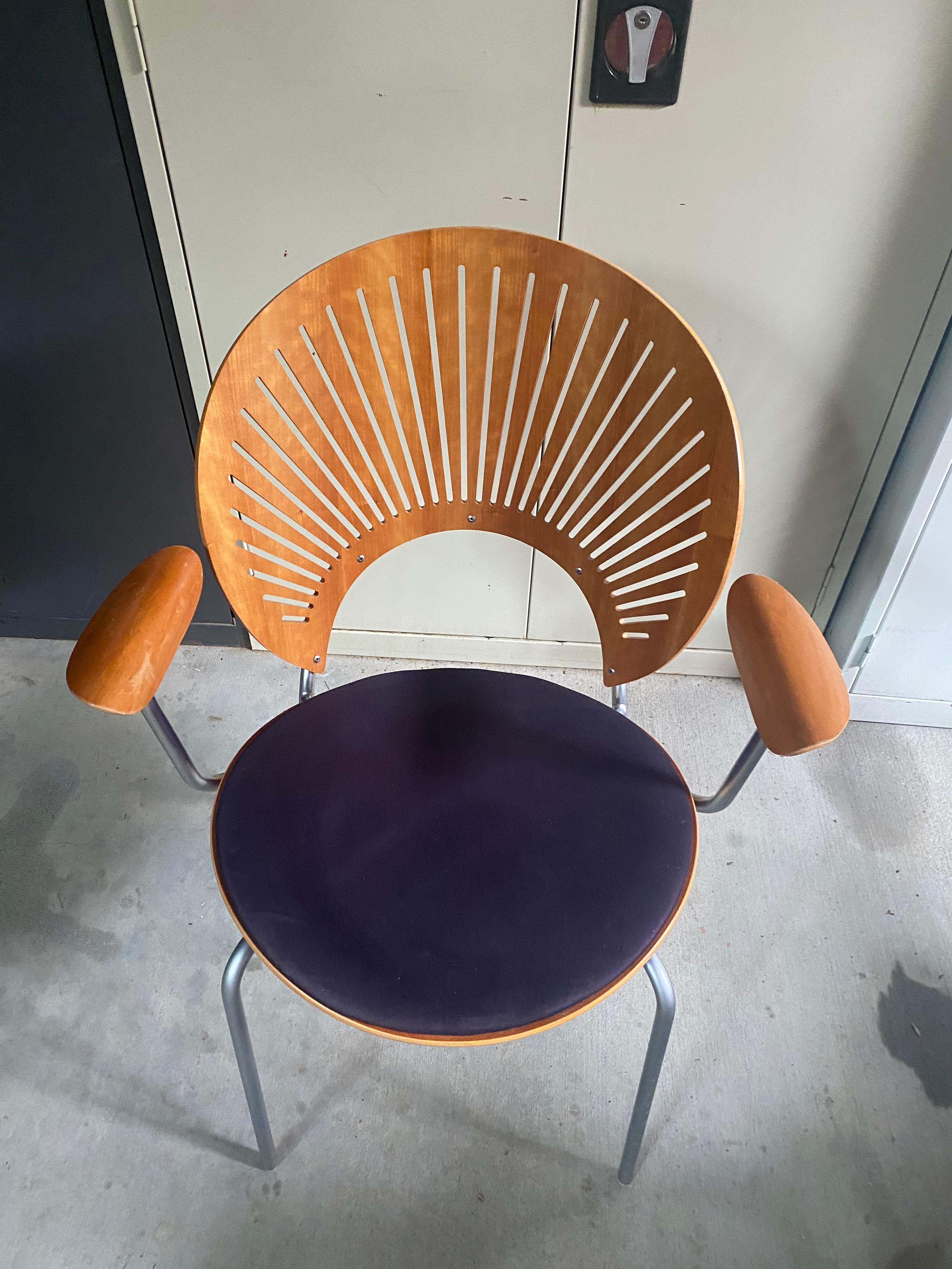 Fin du 20e siècle Ensemble de quatre fauteuils Trinidad de Nanna Ditzel pour Fredericia Furniture-Denmark en vente