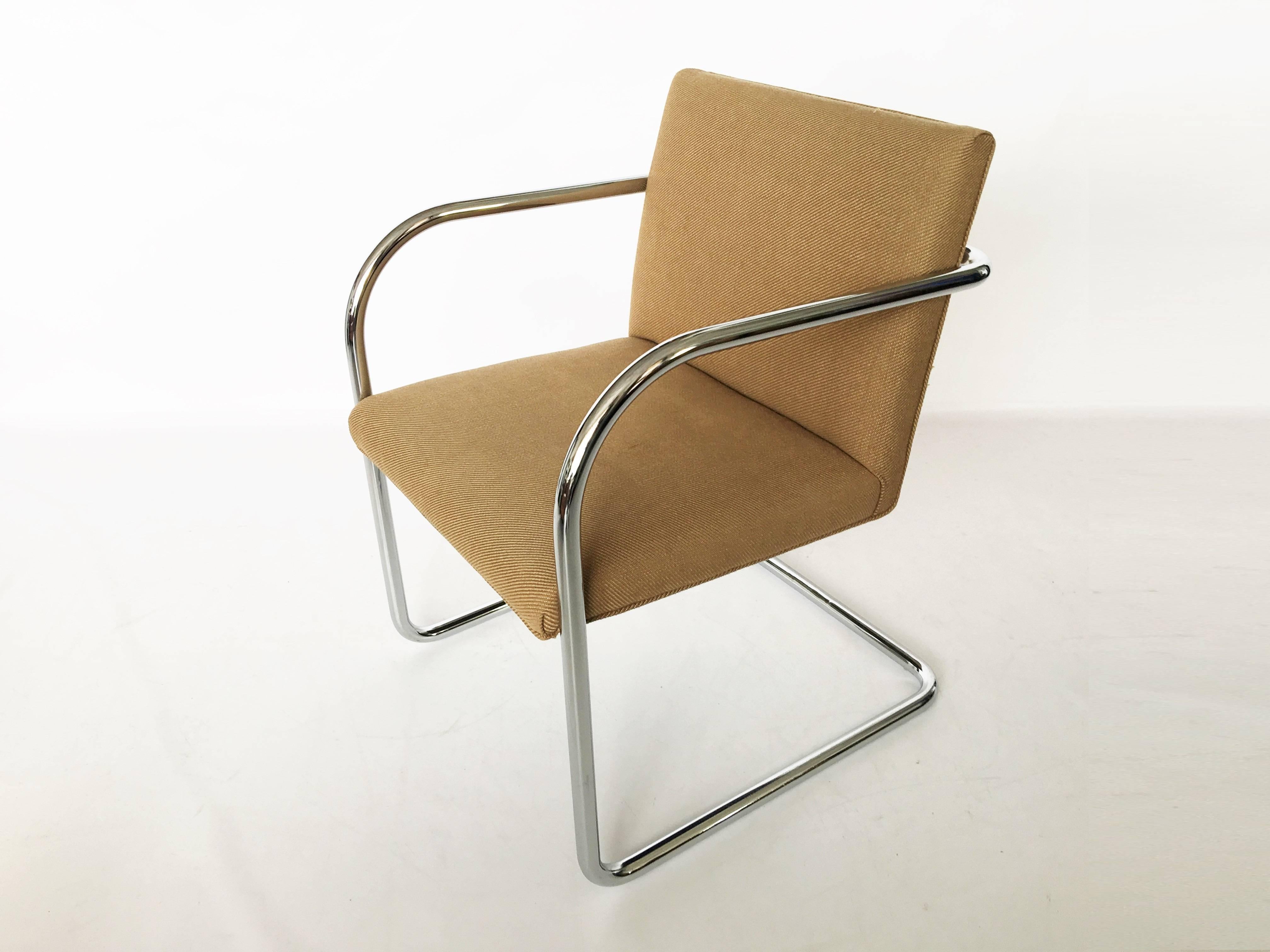 Set of Four Tubular Brno Chairs In Good Condition For Sale In Dallas, TX