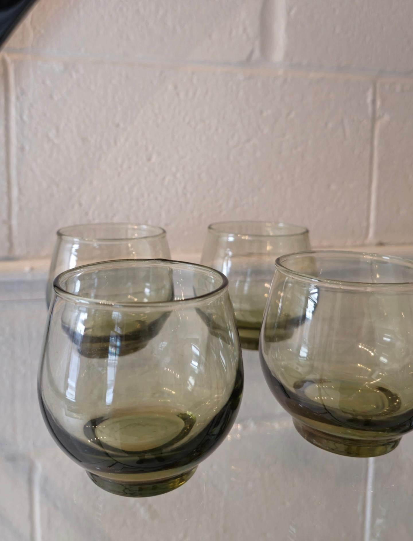 Set di quattro bicchieri Tumbler In condizioni buone in vendita a Toronto, ON