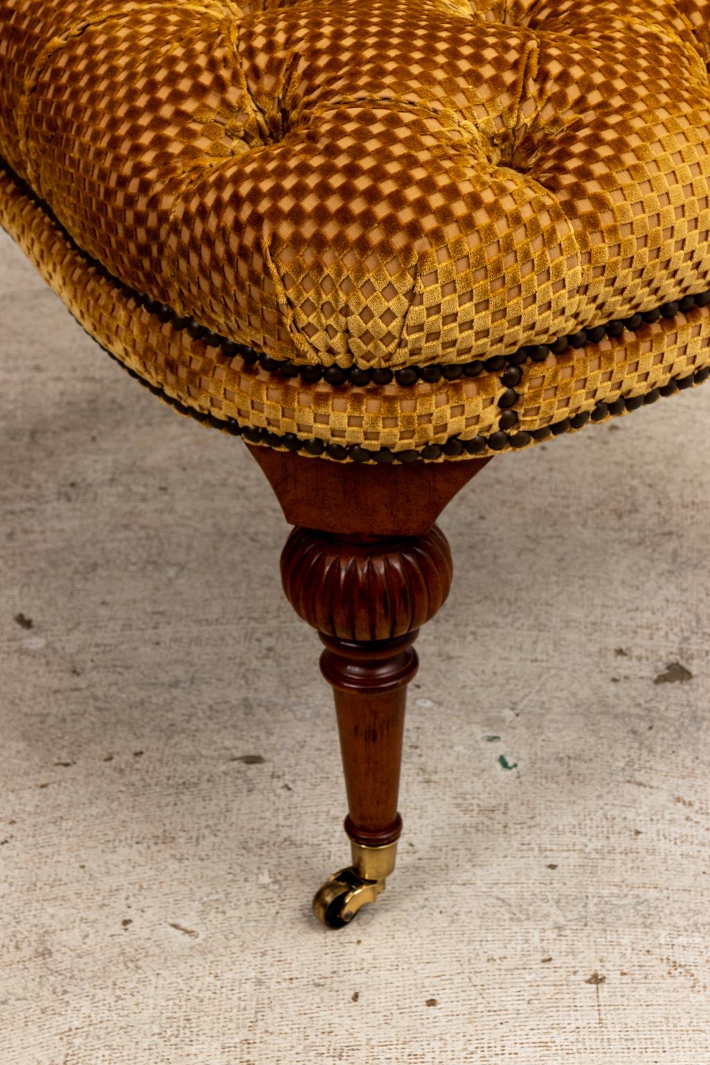 Upholstery Set of Four Upholstered Card Table Chairs