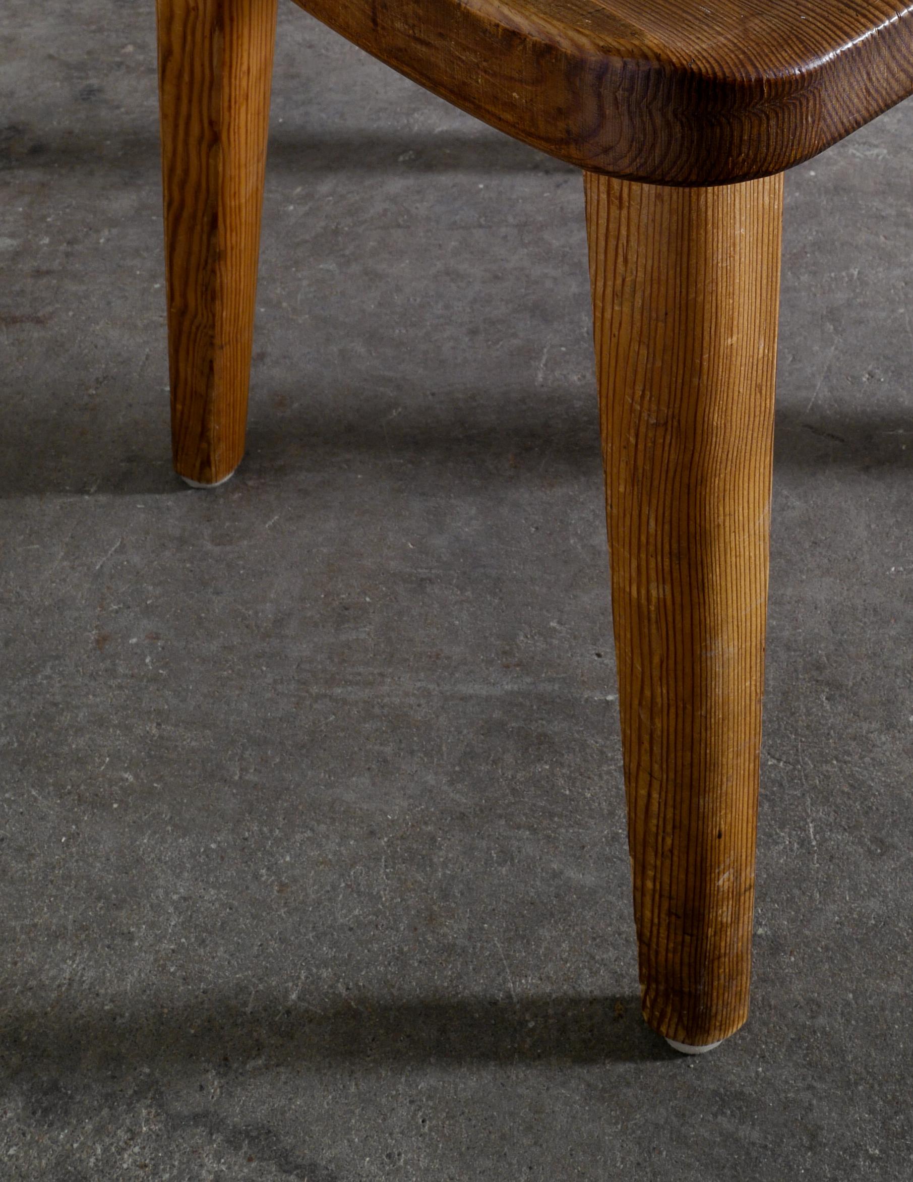 Mid-20th Century Set of Four Utö Chairs in Pine by Axel Einar Hjorth for Nordiska Kompaniet 1930s