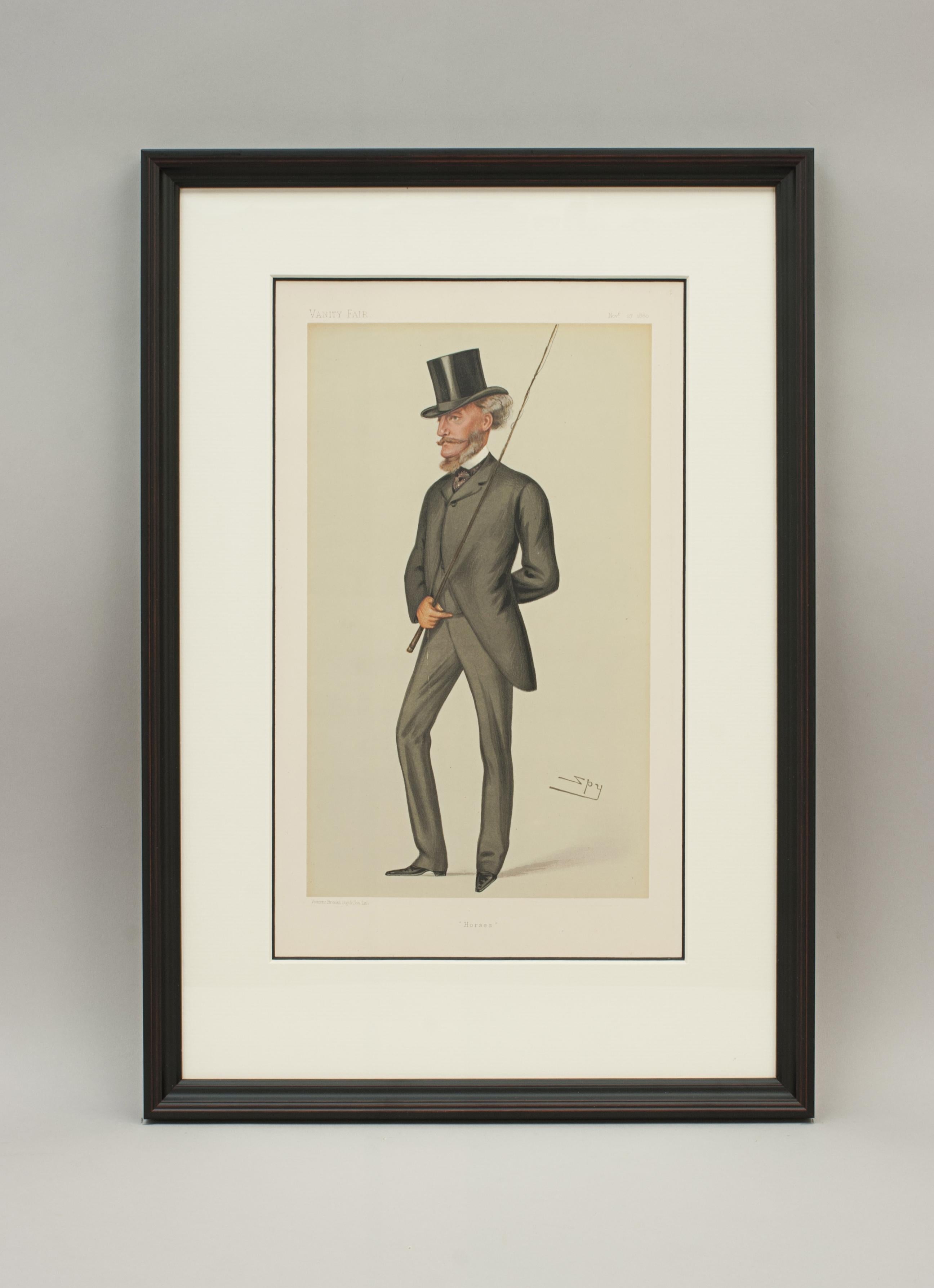 Sporting Art Set of Four Vanity Fair Equestrian Prints, Men of the Day