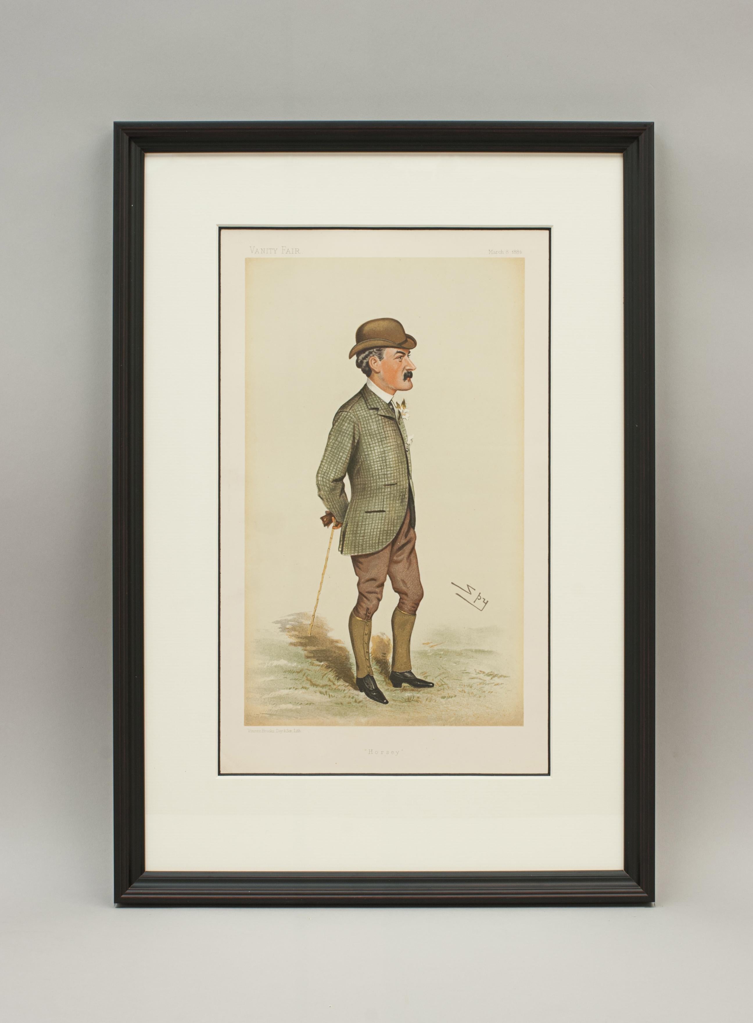 Set of Four Vanity Fair Equestrian Prints, Men of the Day In Good Condition In Oxfordshire, GB