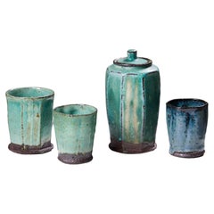Set of Four Vases Designed by Ulla Hansen, Denmark, 1990s
