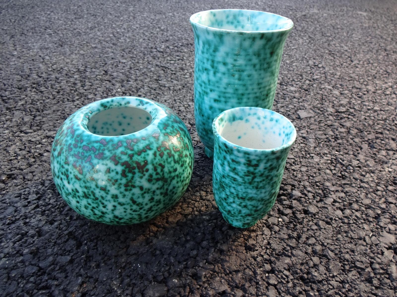 Set of Four Vases from Elchinger, France  3