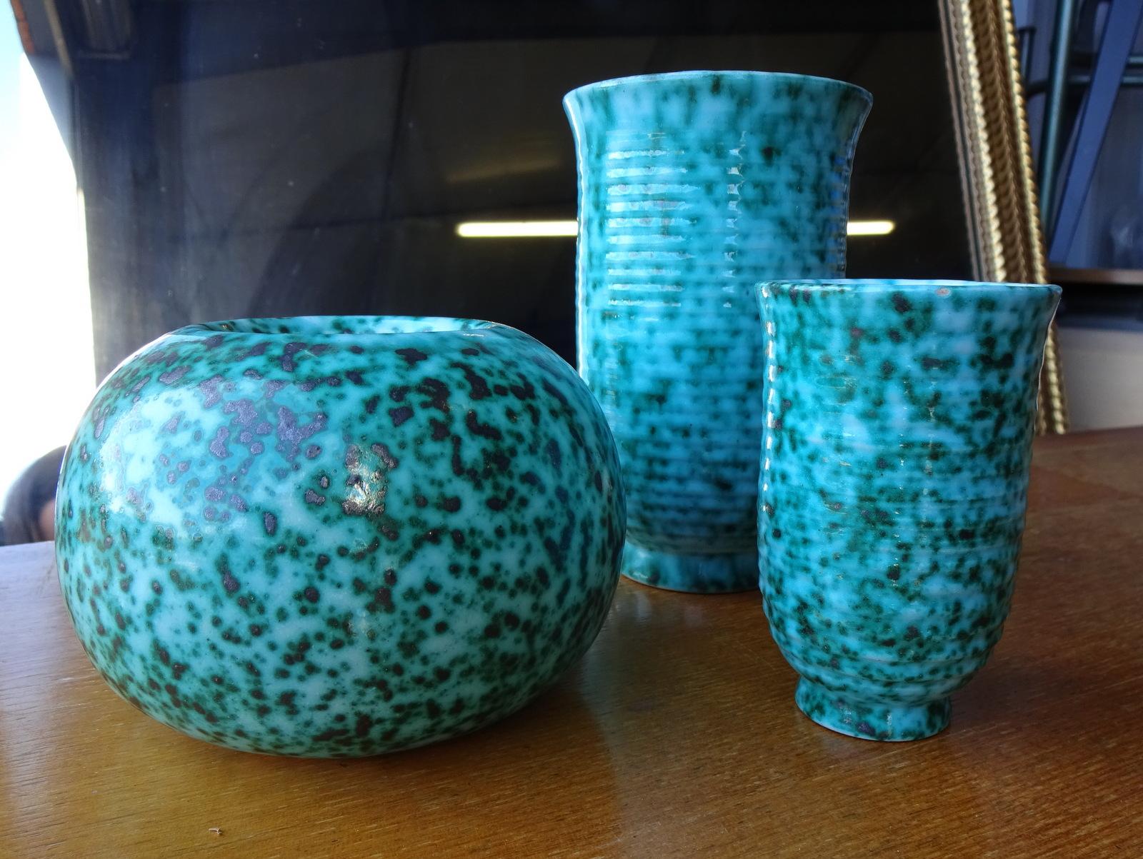 Set of Four Vases from Elchinger, France  5