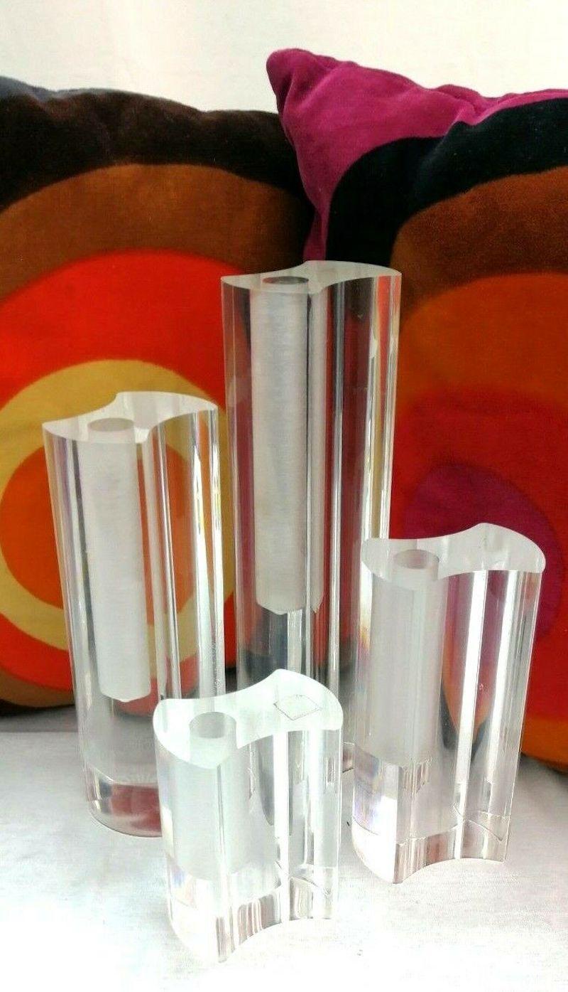 Plastic Set of Four Vases 