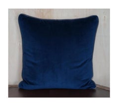 Set of Four Velvet Upholstered George Smith Scatter Sofa Armchair Cushions 4