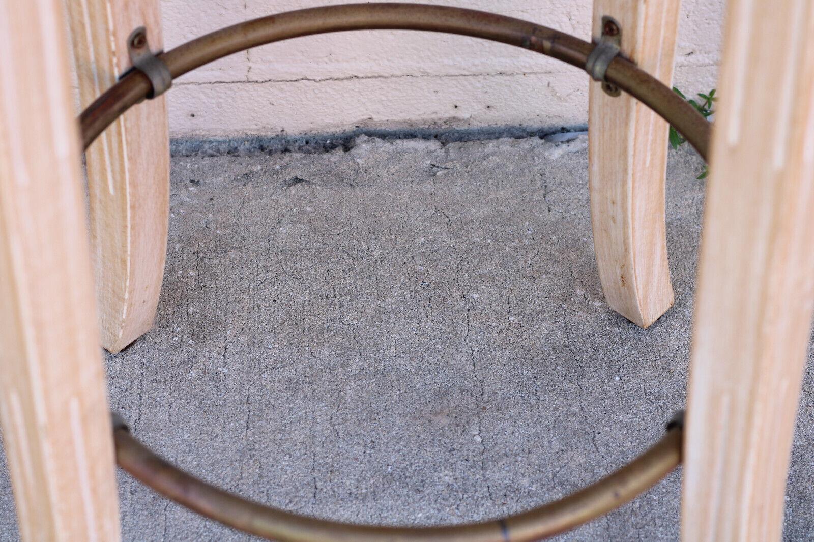 Set of Four Venetian Grotto Style Shell Back Swivel Bar Stools 8