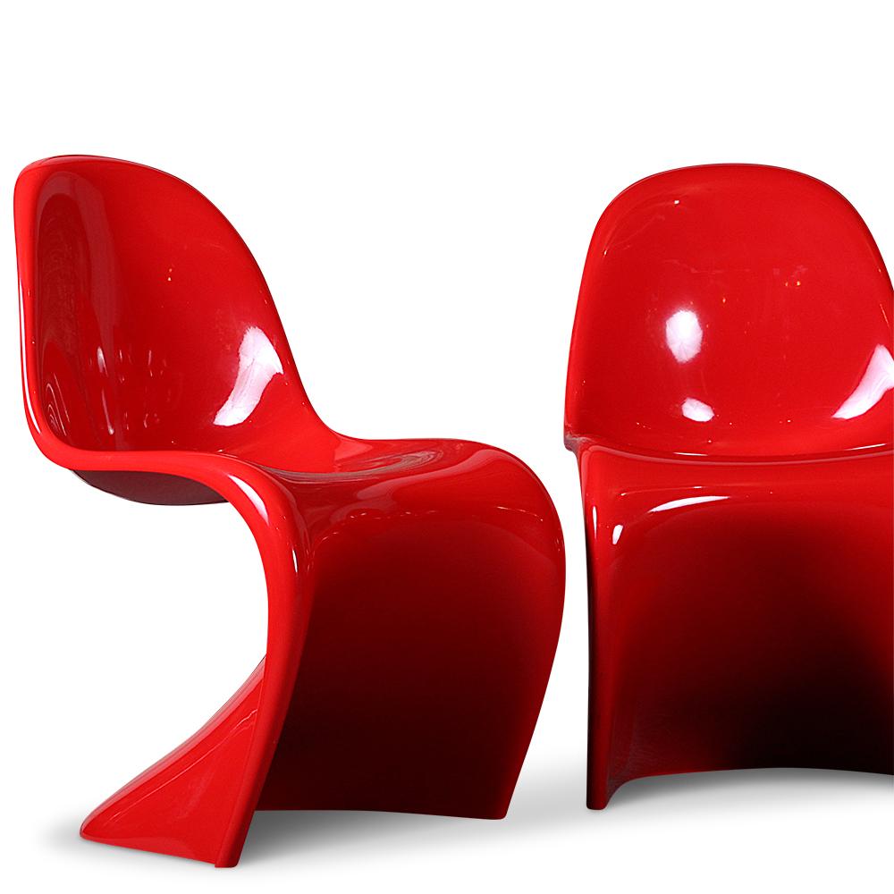 Set of Four Verner Panton Designed Chairs 2