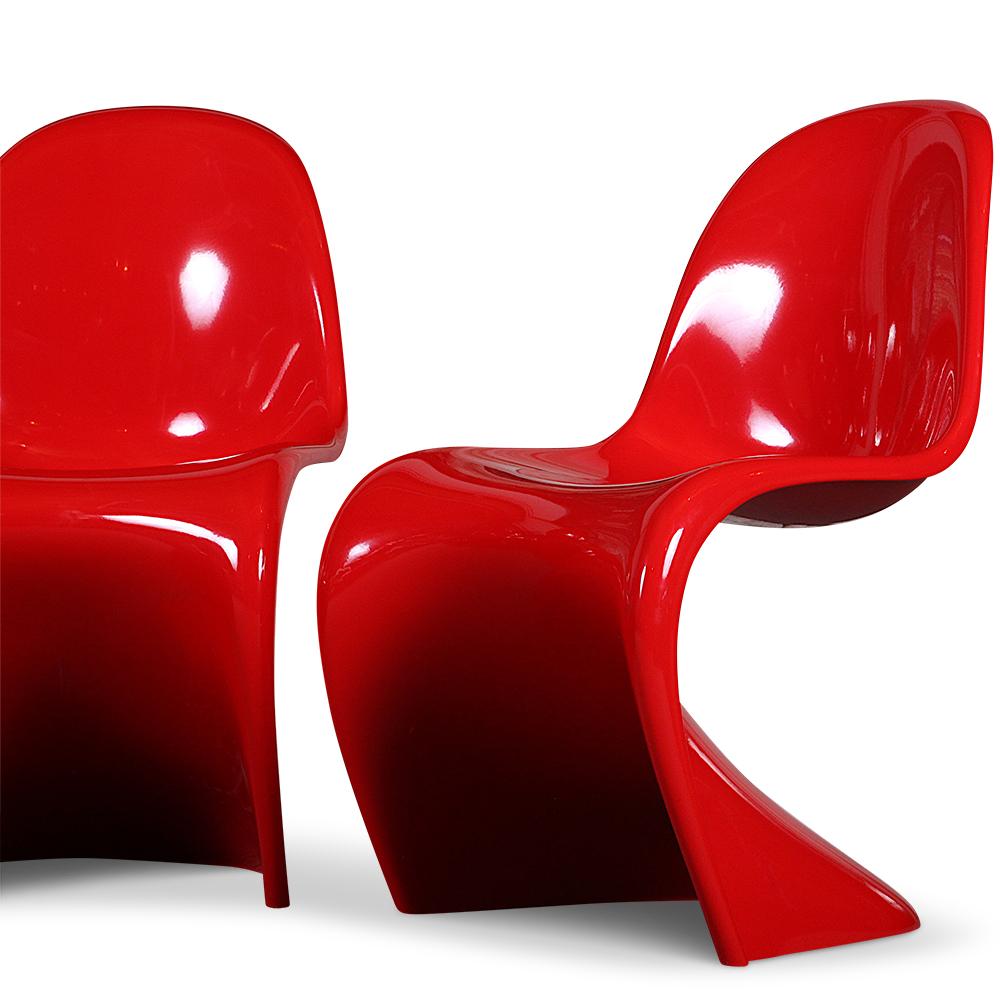 Set of Four Verner Panton Designed Chairs 3