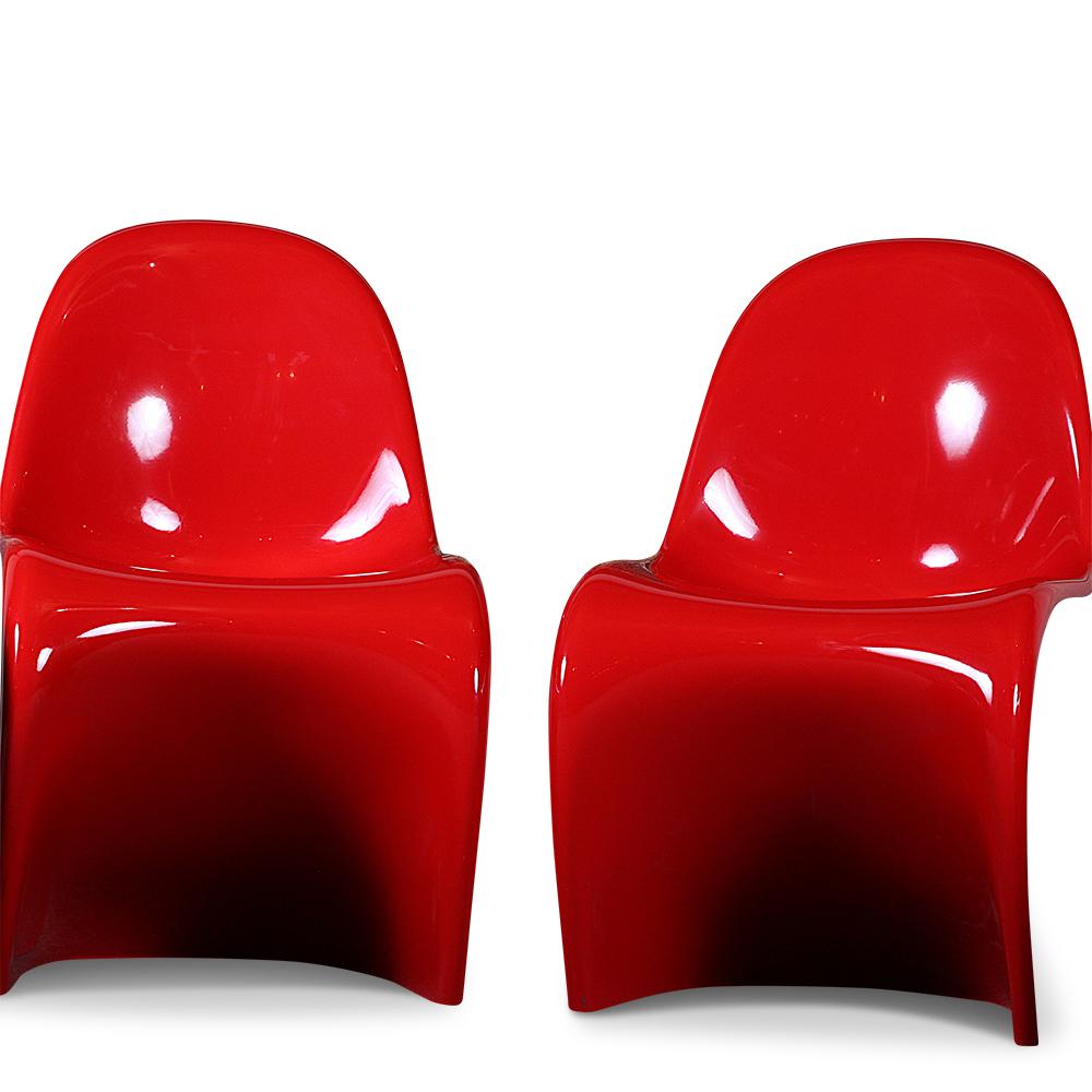 Set of Four Verner Panton Designed Chairs 4