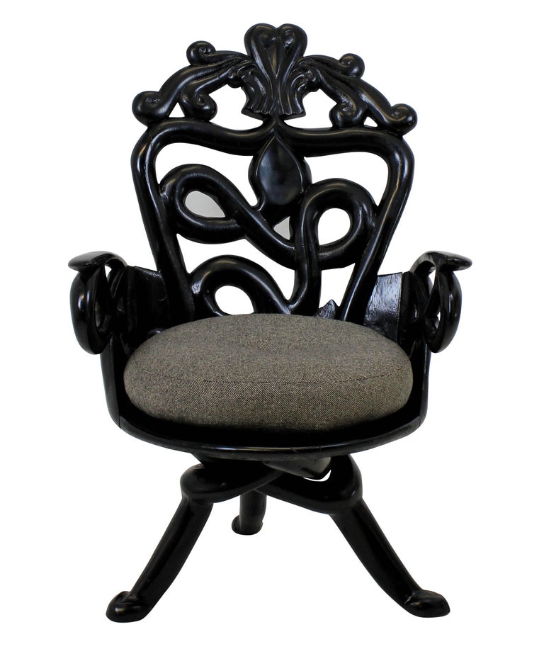 Set of Four Very Unusual Surrealist Armchairs For Sale at 1stDibs