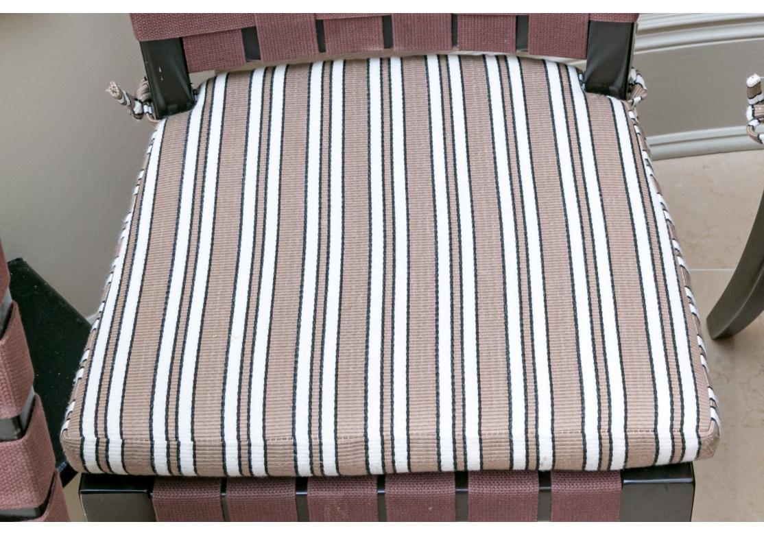 Contemporary Set Of Four Vicente Wolf Klismos Style Chairs For Niedermaier For Sale
