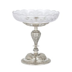 Set of Four Victorian Silver Stands by Hunt & Roskell, London