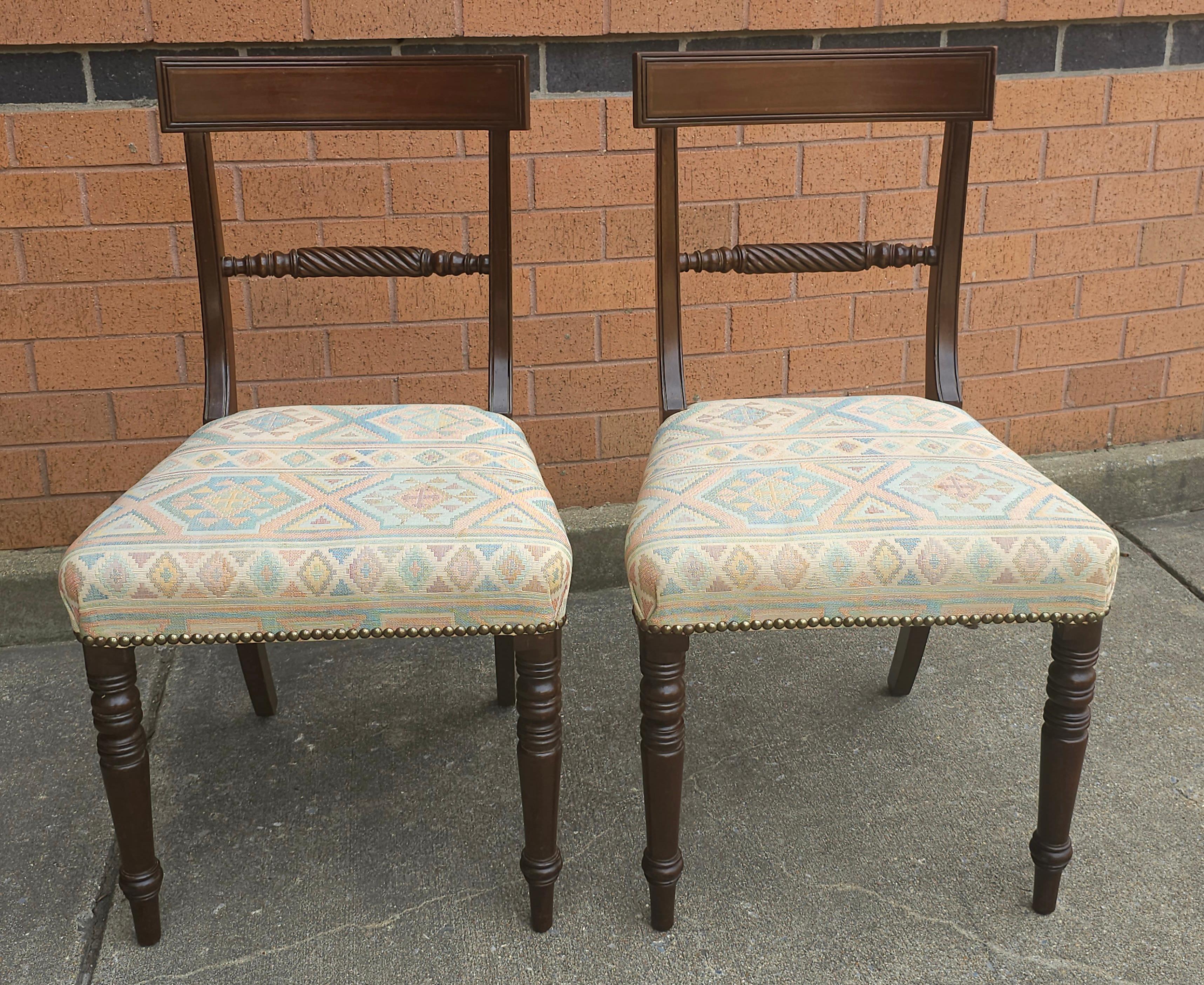 Other Set Of Four Victorian Walnut Upholstered Side Chairs For Sale