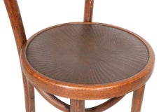Set of Four Vienna Secessionist Bentwood Cafe Bistro Dining Chairs by J J Kohn
