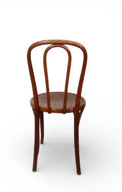 Set of Four Vienna Secessionist Style Bentwood Cafe Dining Chairs c 1900/1920's