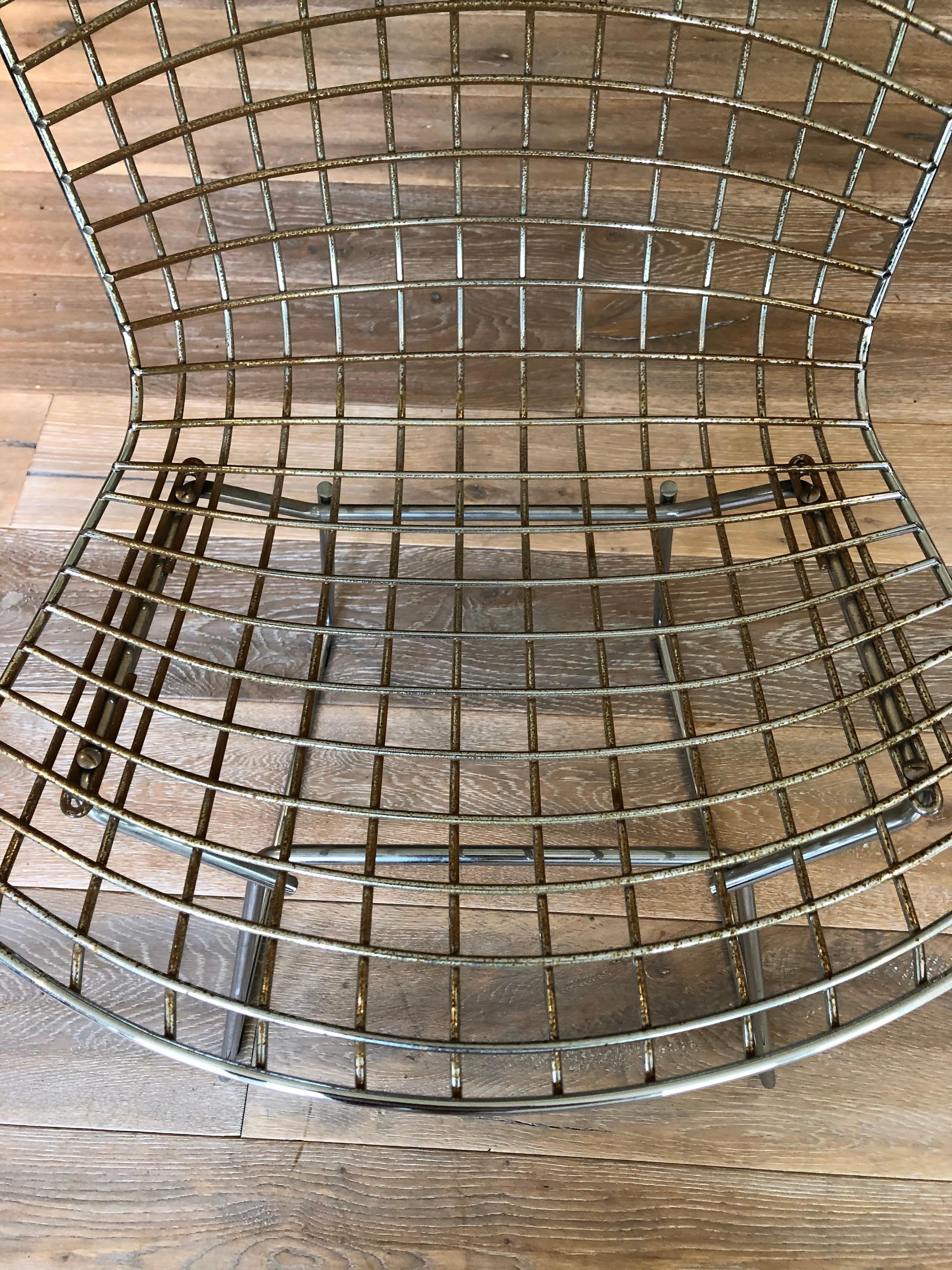 20th Century Set of Four Vintage Bertoia Chairs For Sale