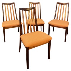 Set of Four Vintage British Mid-Century Modern Teak Dining Chairs by G Plan