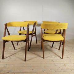 Set of four vintage chairs, Thomas Harlev for Farstrup Møbler, Denmark 1950