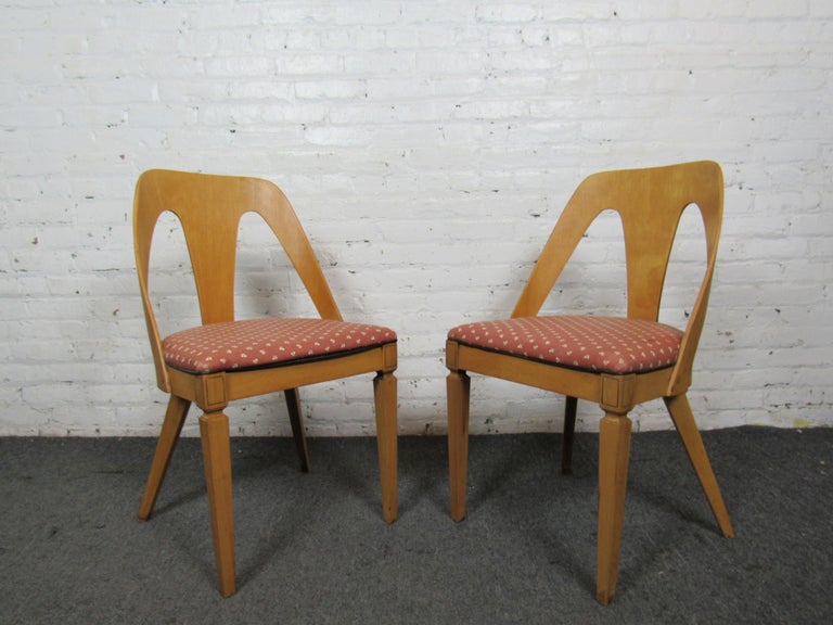 Set of Four Vintage Dining Room Chairs For Sale at 1stDibs