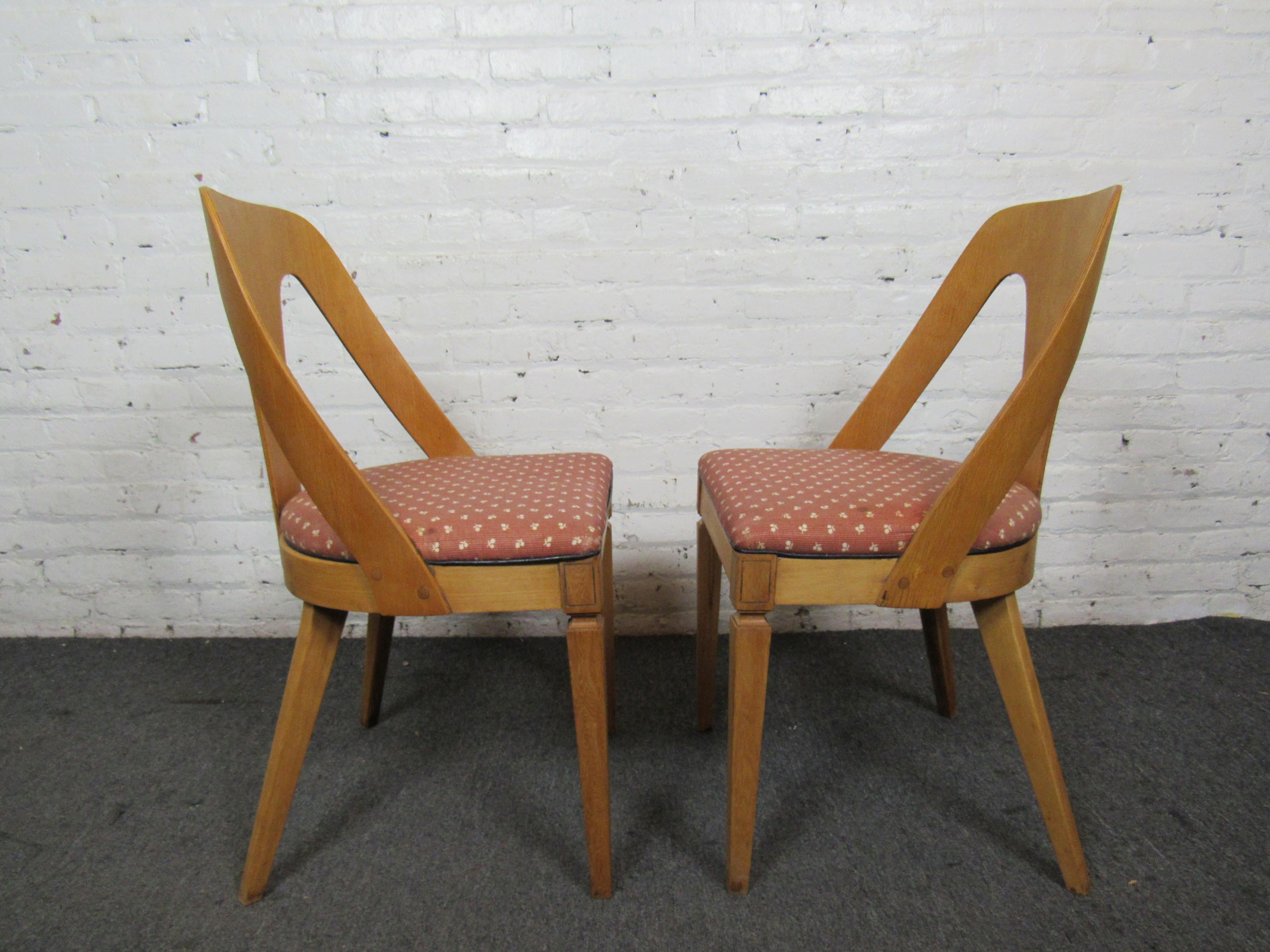 20th Century Set of Four Vintage Dining Room Chairs For Sale