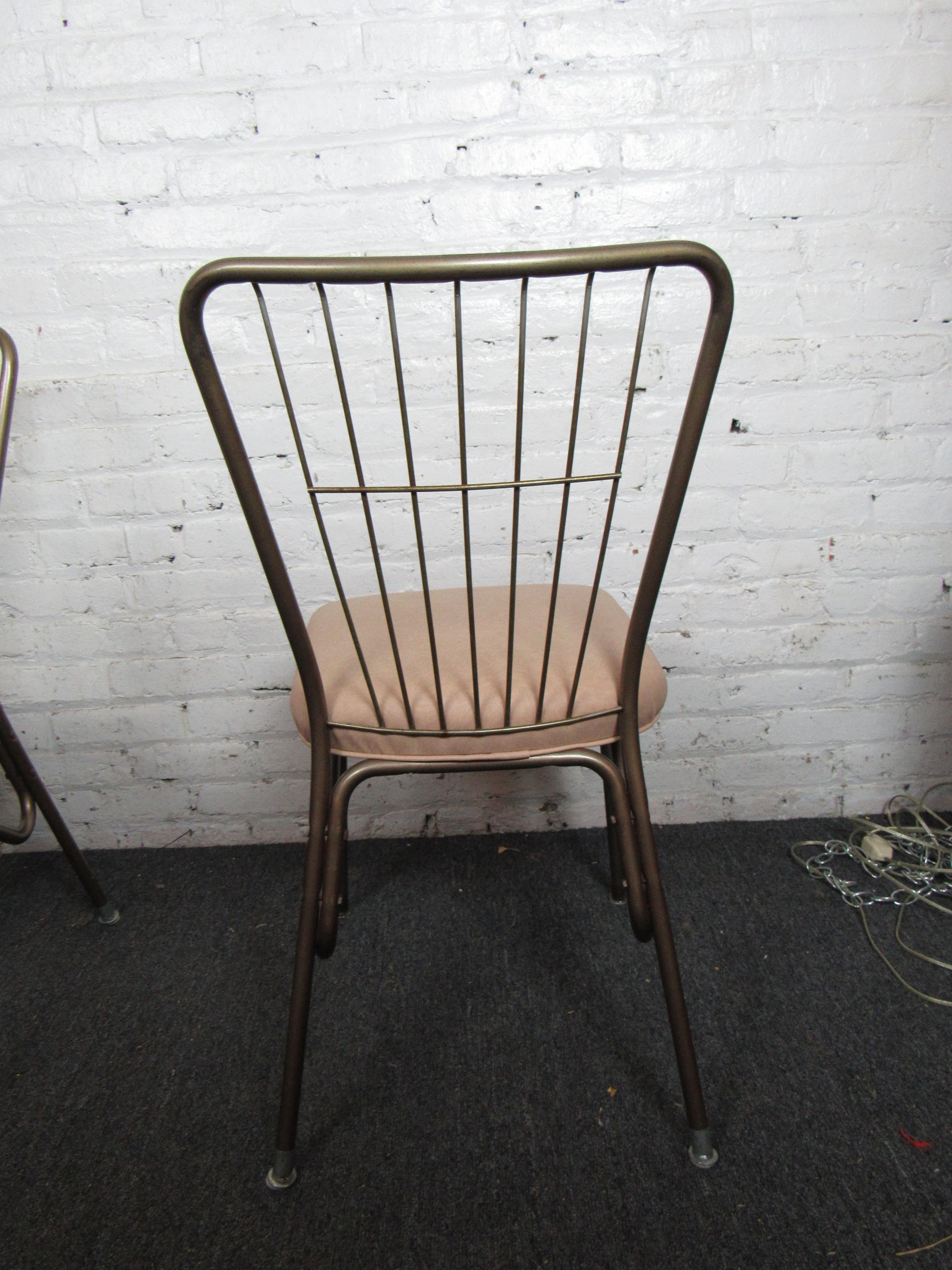 Set of Four Vintage Dining Room Chairs For Sale 1