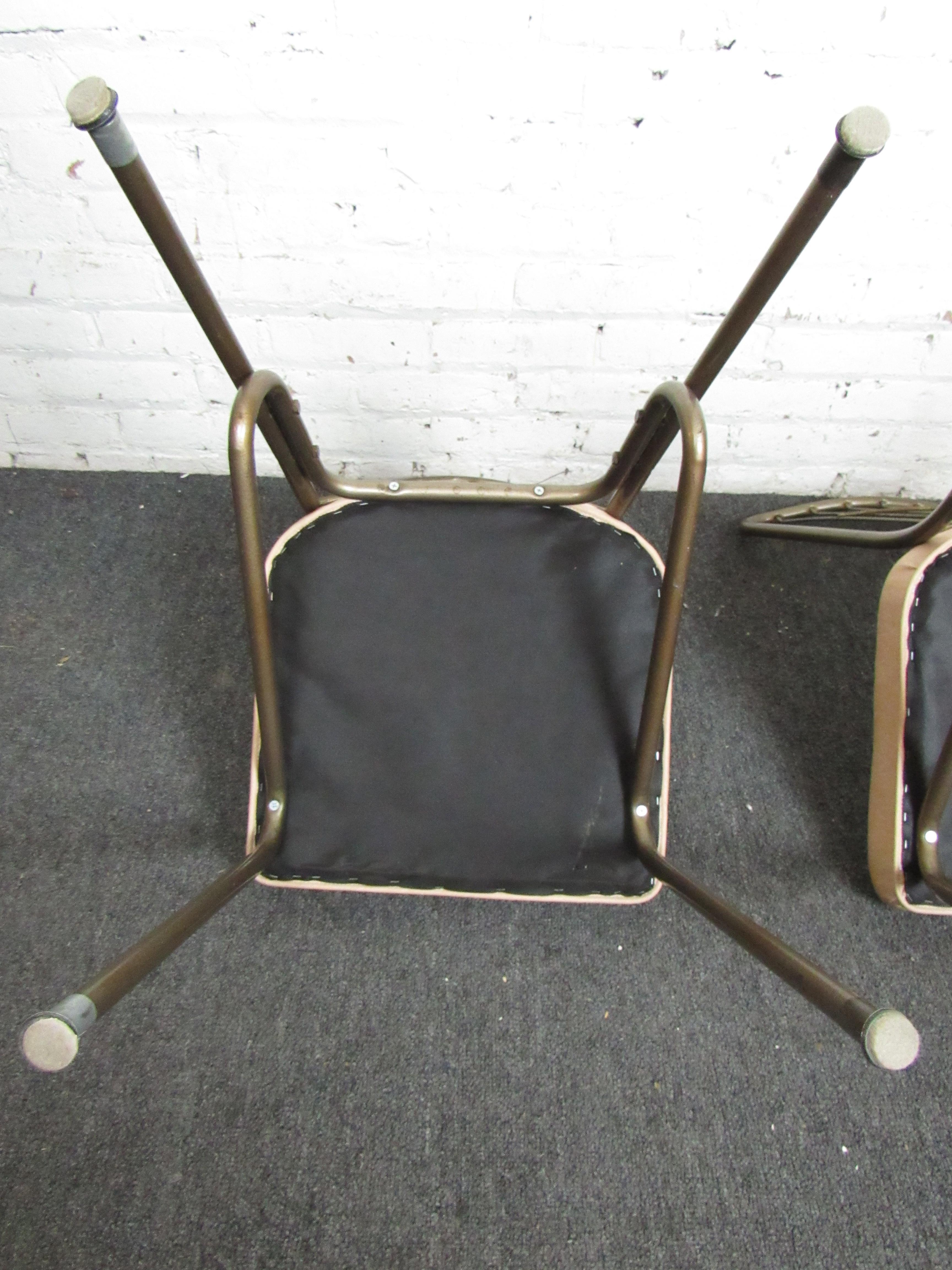 Set of Four Vintage Dining Room Chairs For Sale 3