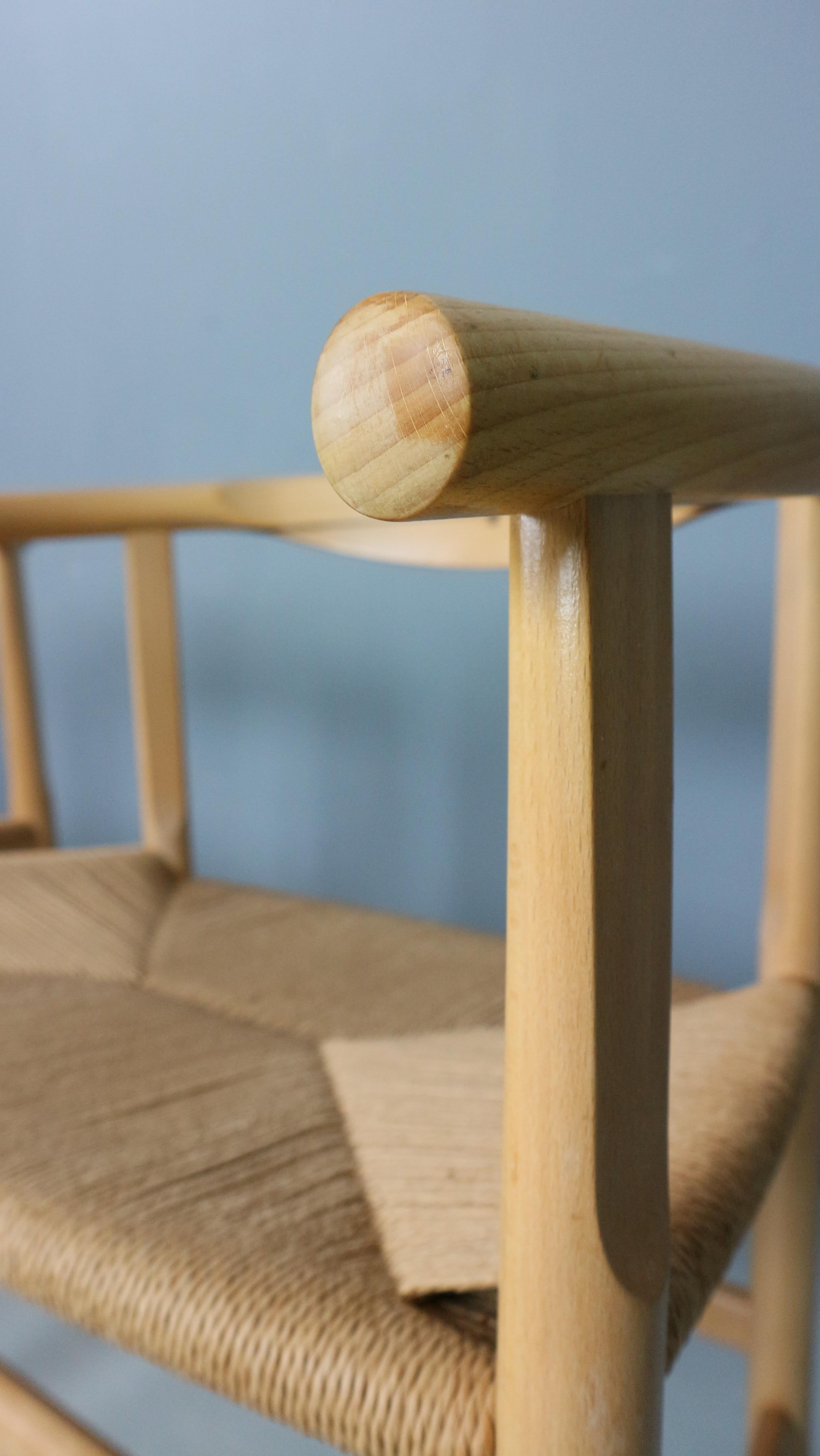 Satz von vier Vintage-Stühlen PP201 von Hans J Wegner für Pp Furniture, Dänemark im Angebot 4