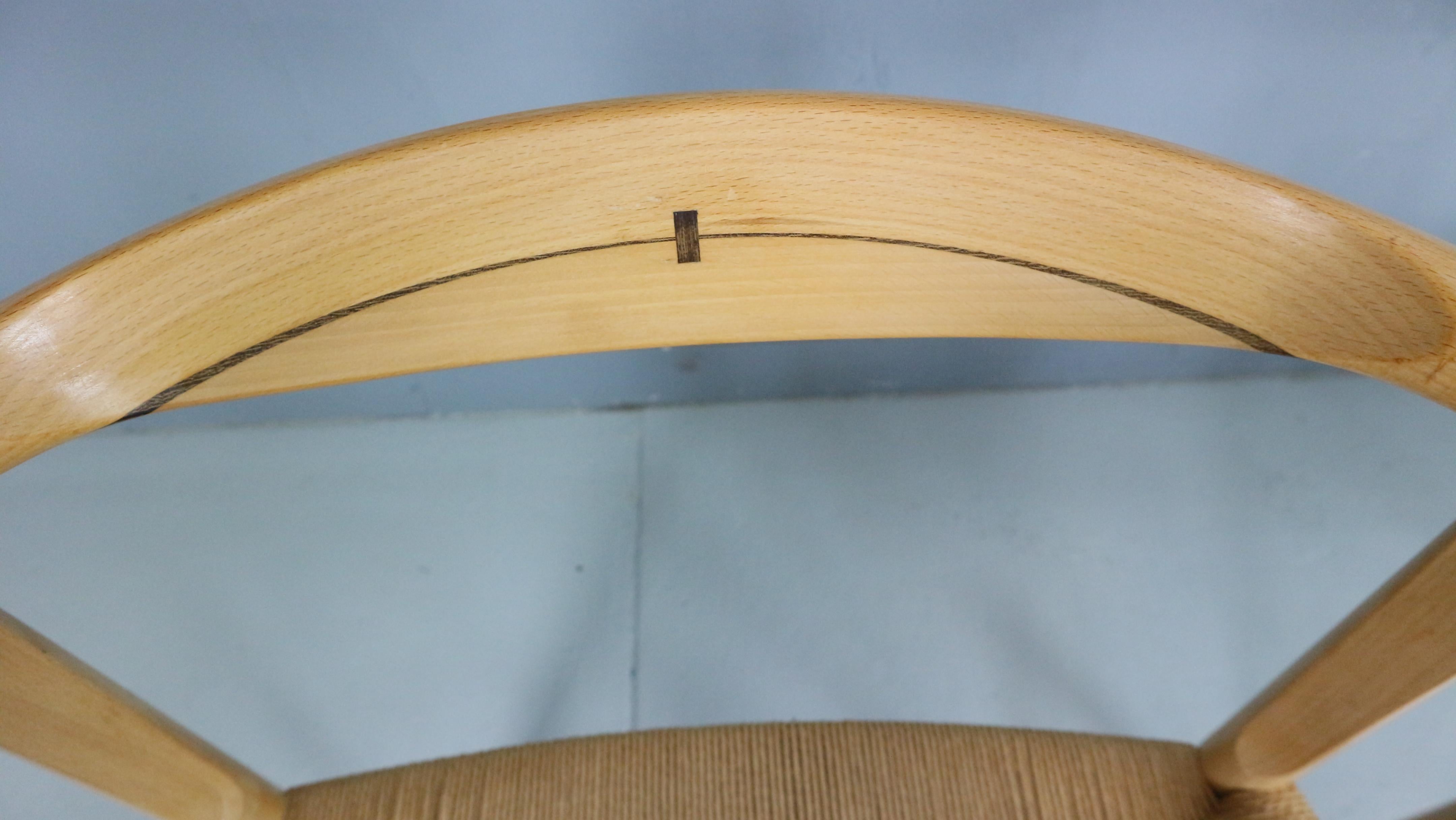 Satz von vier Vintage-Stühlen PP201 von Hans J Wegner für Pp Furniture, Dänemark im Zustand „Gut“ im Angebot in The Hague, NL