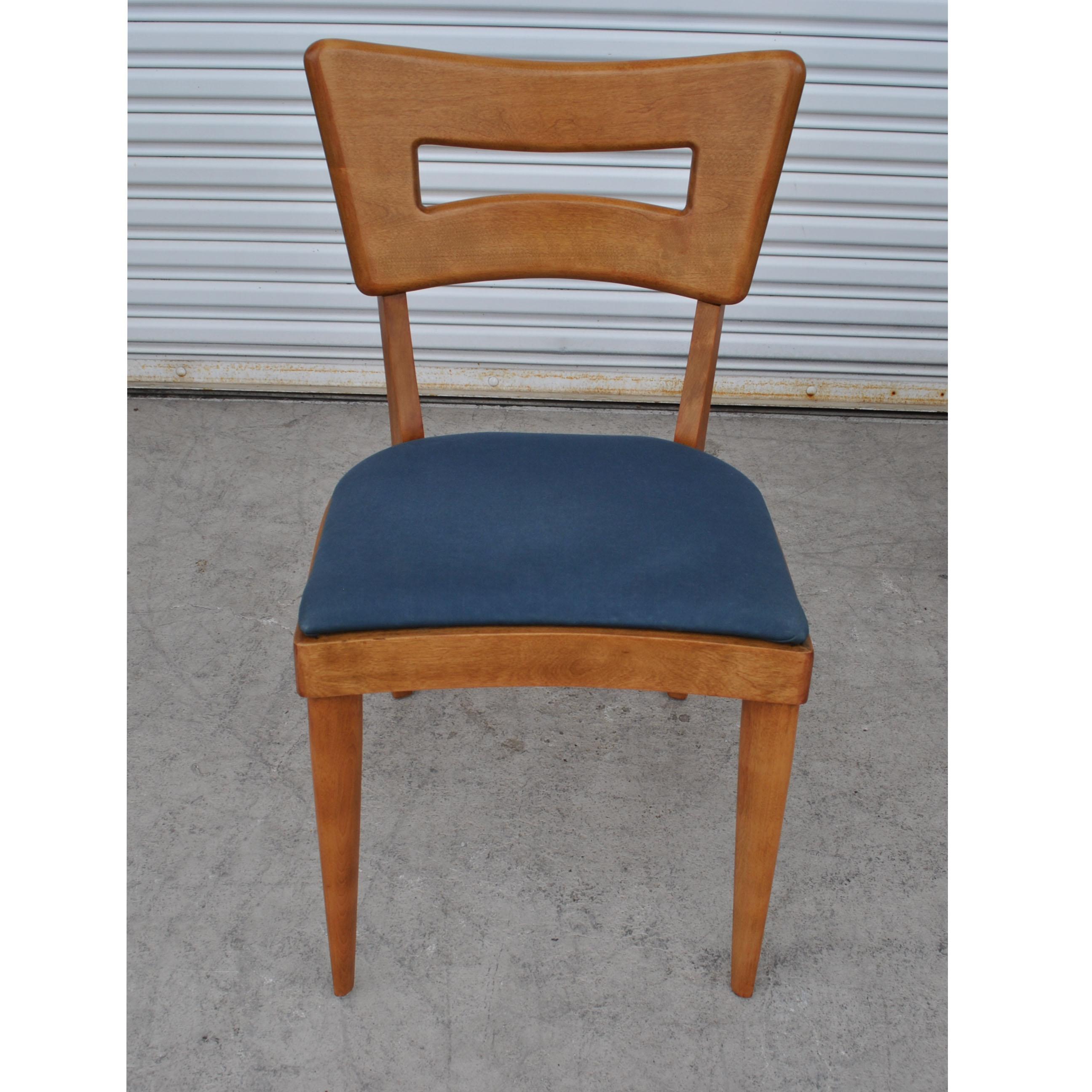 Mid-Century Modern Set of Four Vintage Heywood Wakefield Dogbone Dining Chairs