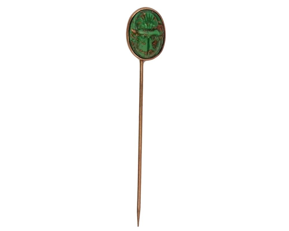 Ensemble de quatre épingles à bijoux vintage en or en vente 2