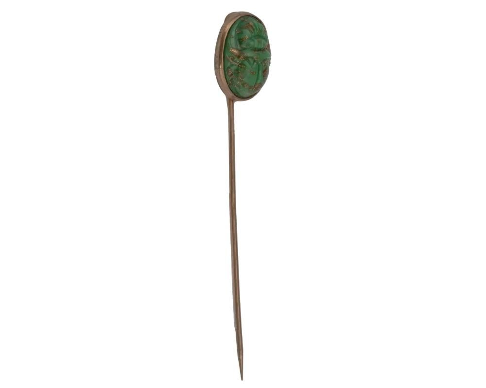 Ensemble de quatre épingles à bijoux vintage en or en vente 3