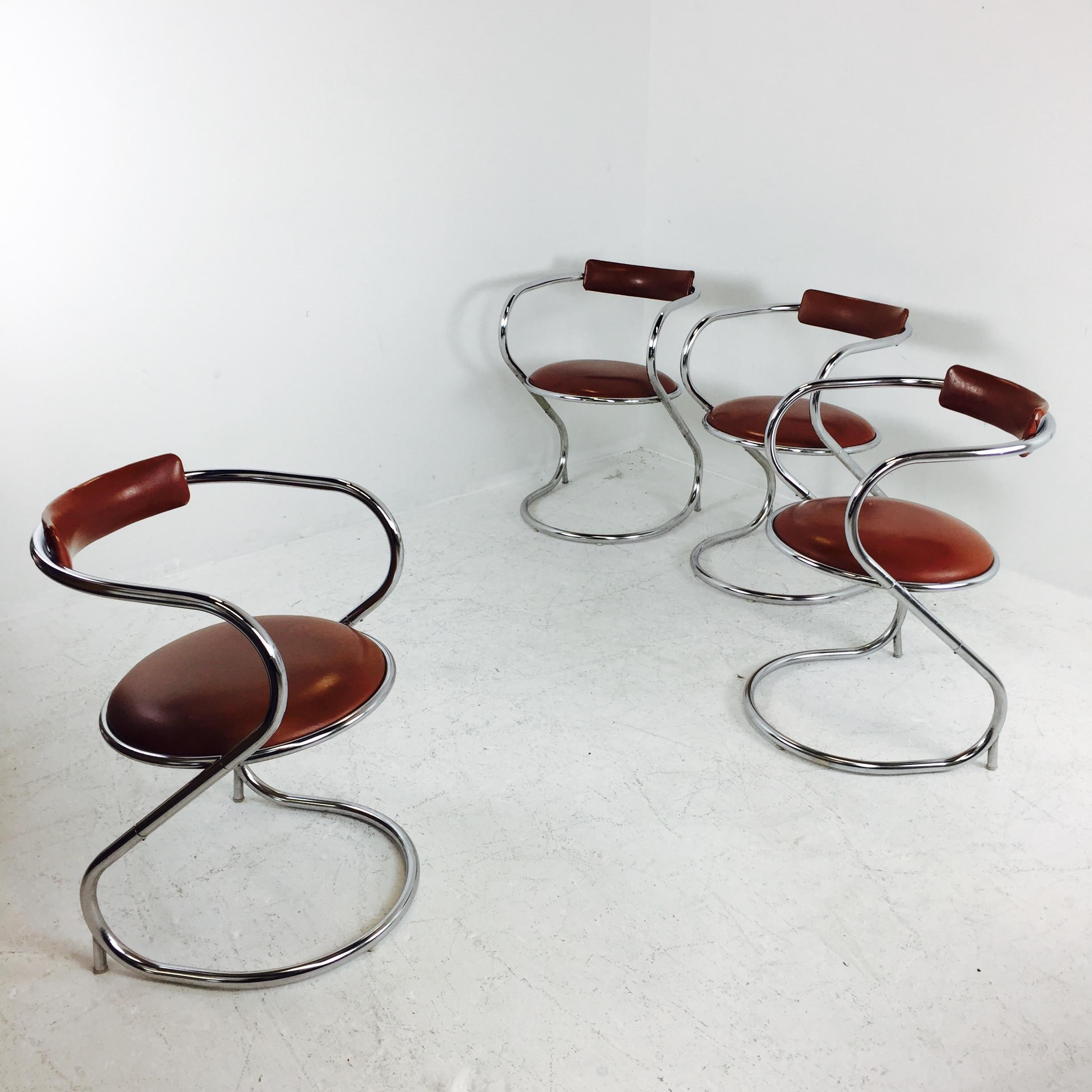 chrome chairs vintage