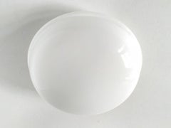 Set of Four Vintage Minimalist Glass Flush Mounts Ceiling or Wall Lights, 1960s
