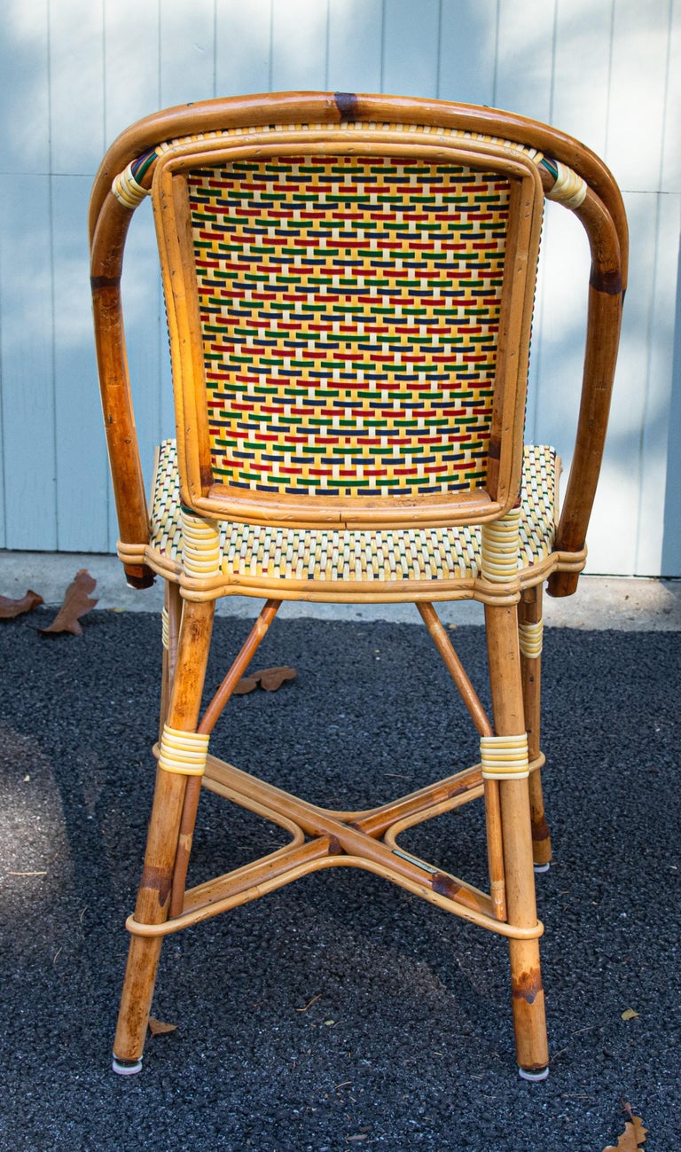Set of Four Vintage Parisian Bistro Chairs by Maison L. Drucker at 1stDibs